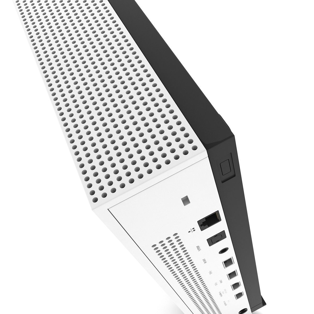 Xbox One S Console 3D model_10