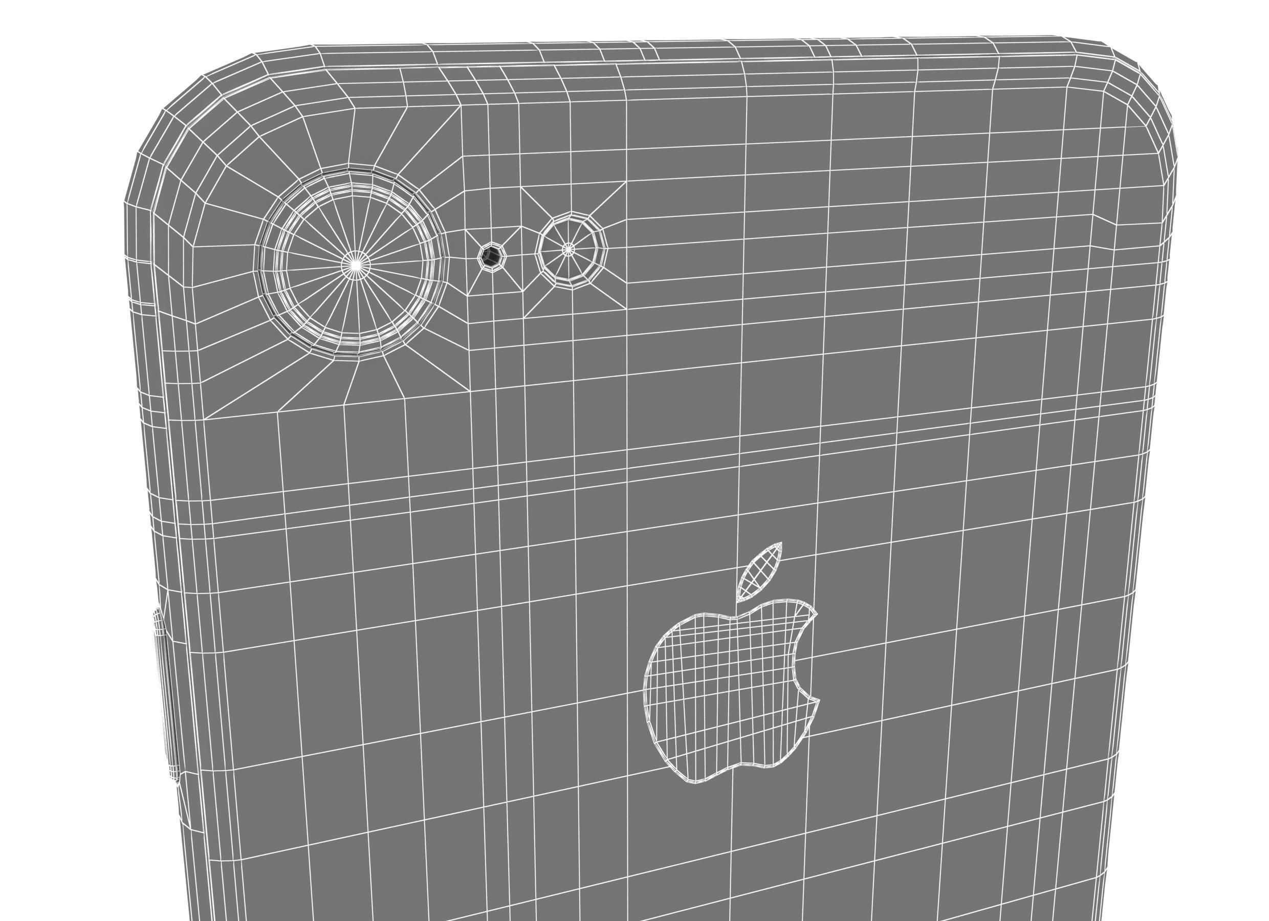 Apple iPhone 8 Space Gray 3D model_16