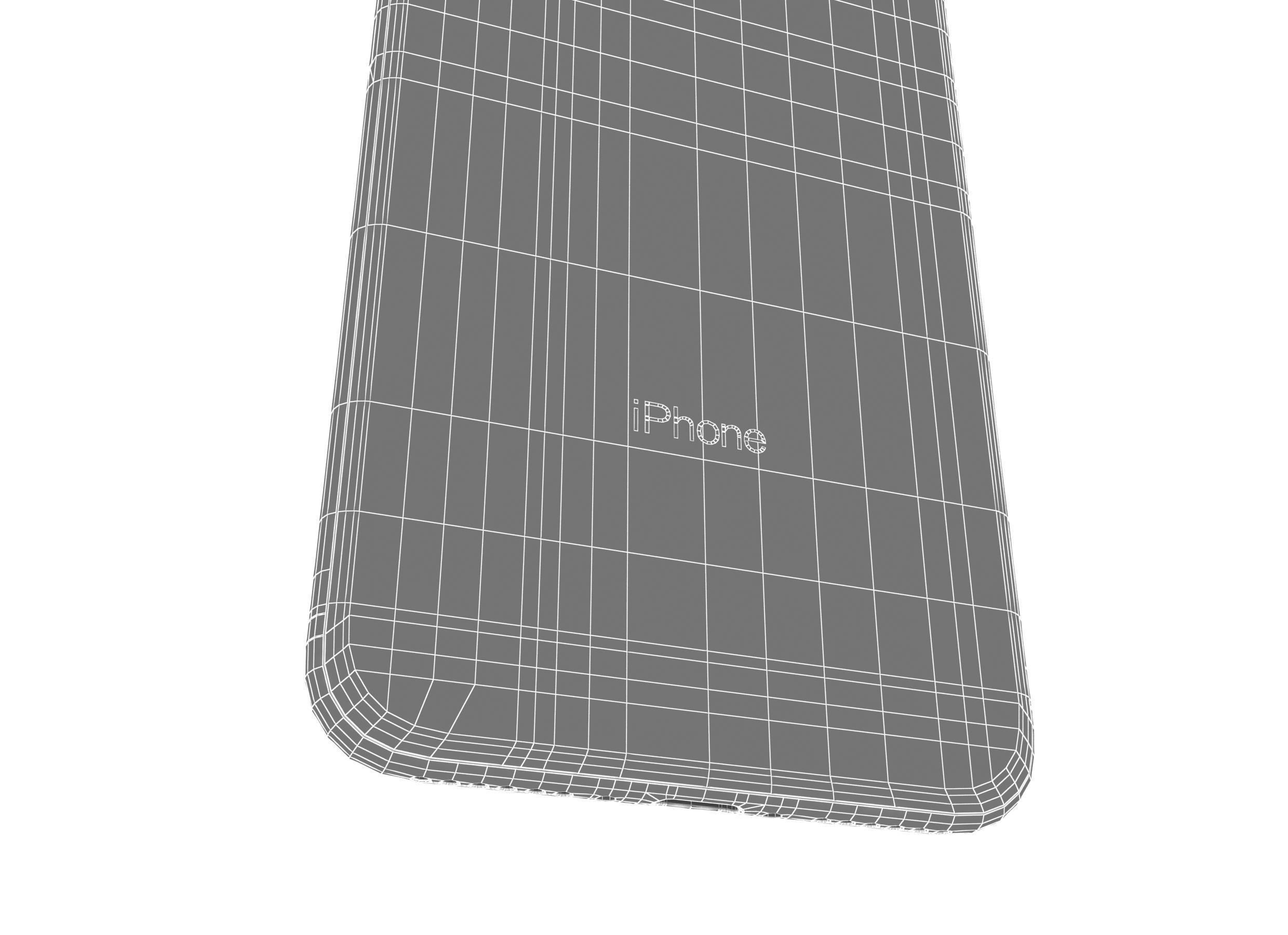 Apple iPhone 8 Space Gray 3D model_14