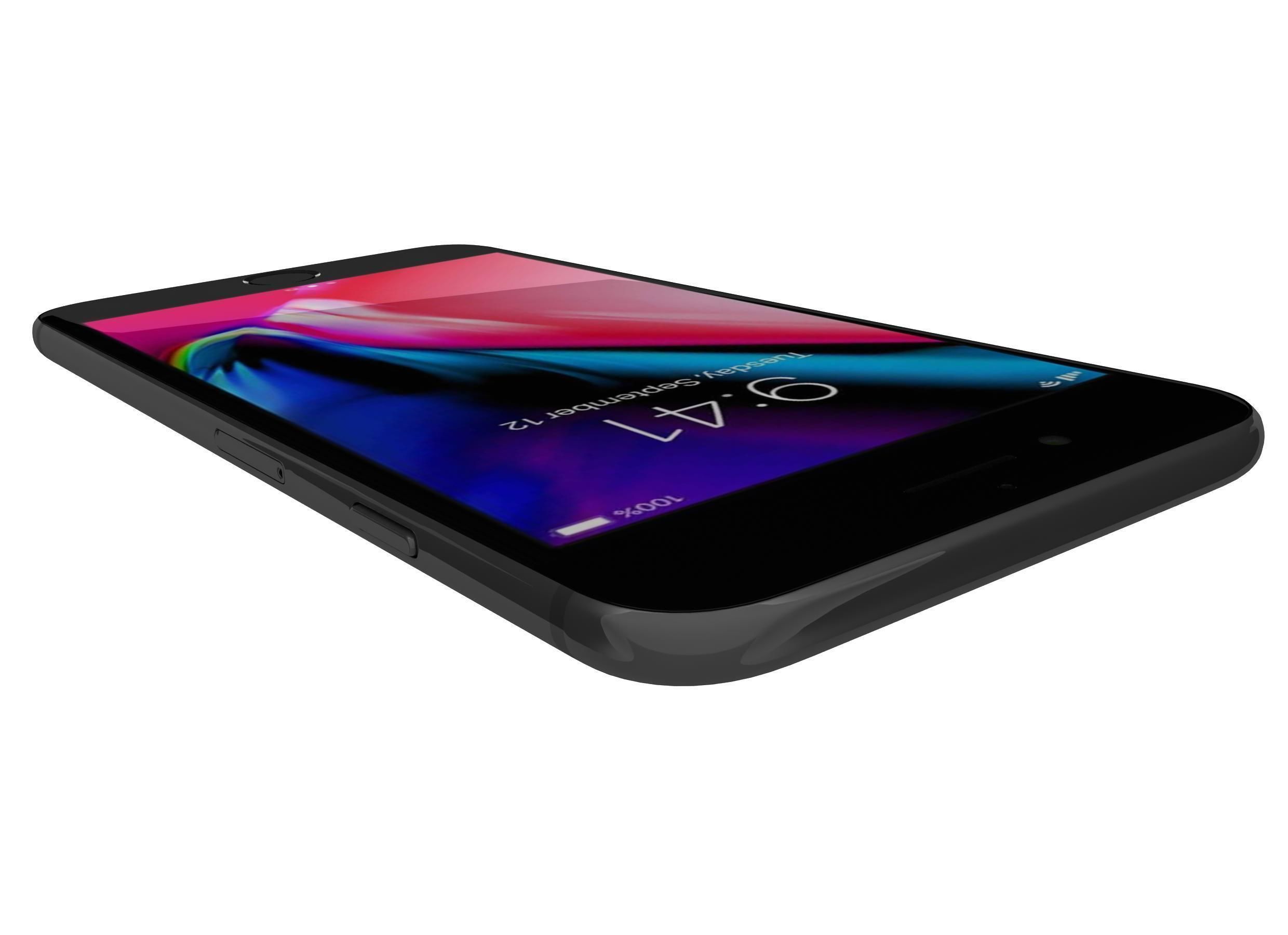 Apple iPhone 8 Space Gray 3D model_7