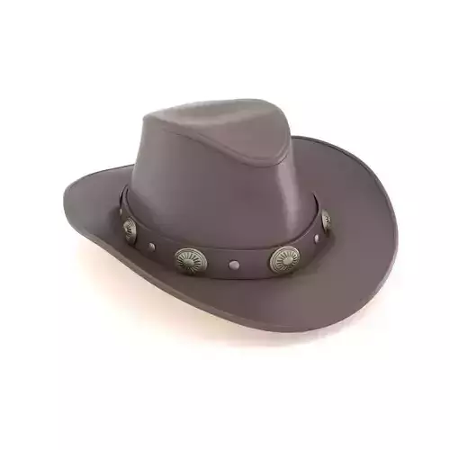 Cowboy Top Hat 3D model