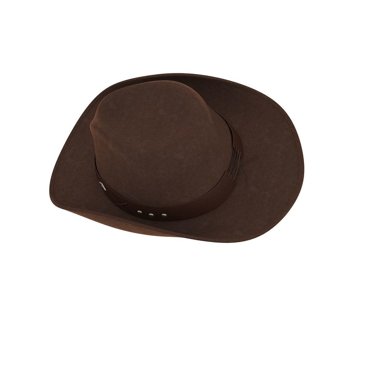 Cowboy Hat 3D model_4