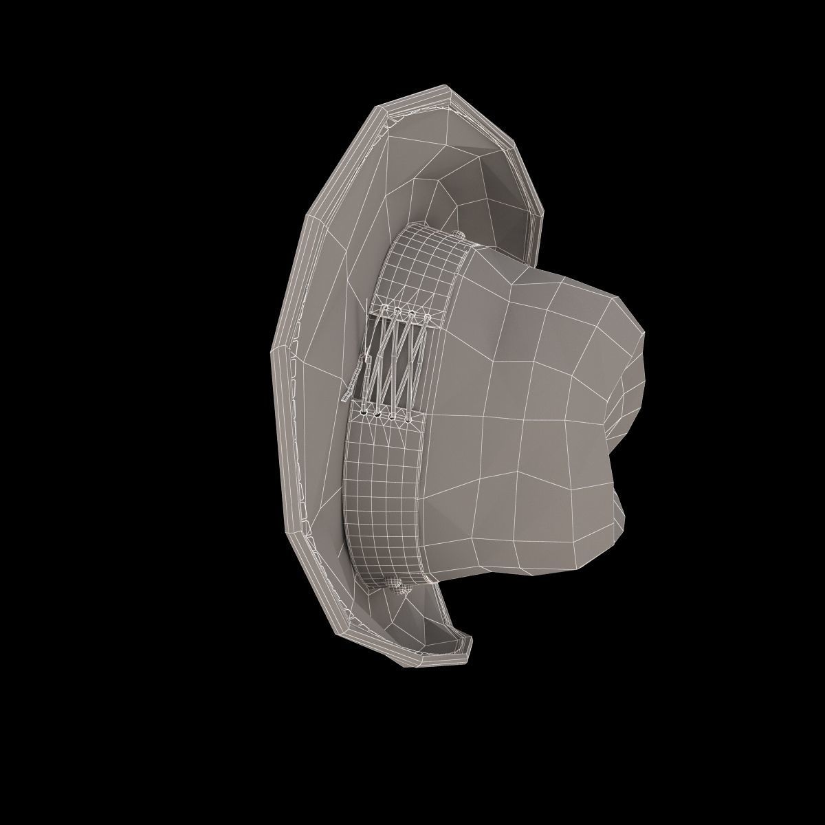 Cowboy Hat 3D model_11