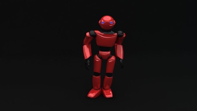 Robot Low-poly 3D model