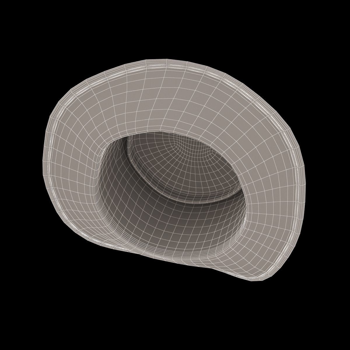 Vested Steampunk Top Hat 3D model_18