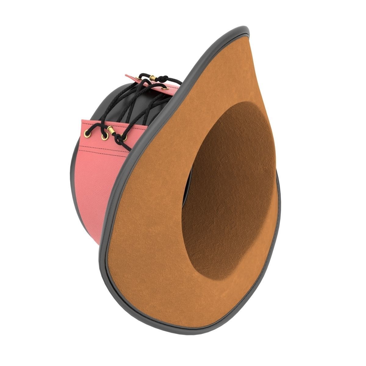 Vested Steampunk Top Hat 3D model_1