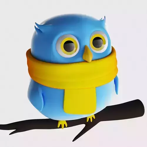 Toy Owl Animal Character