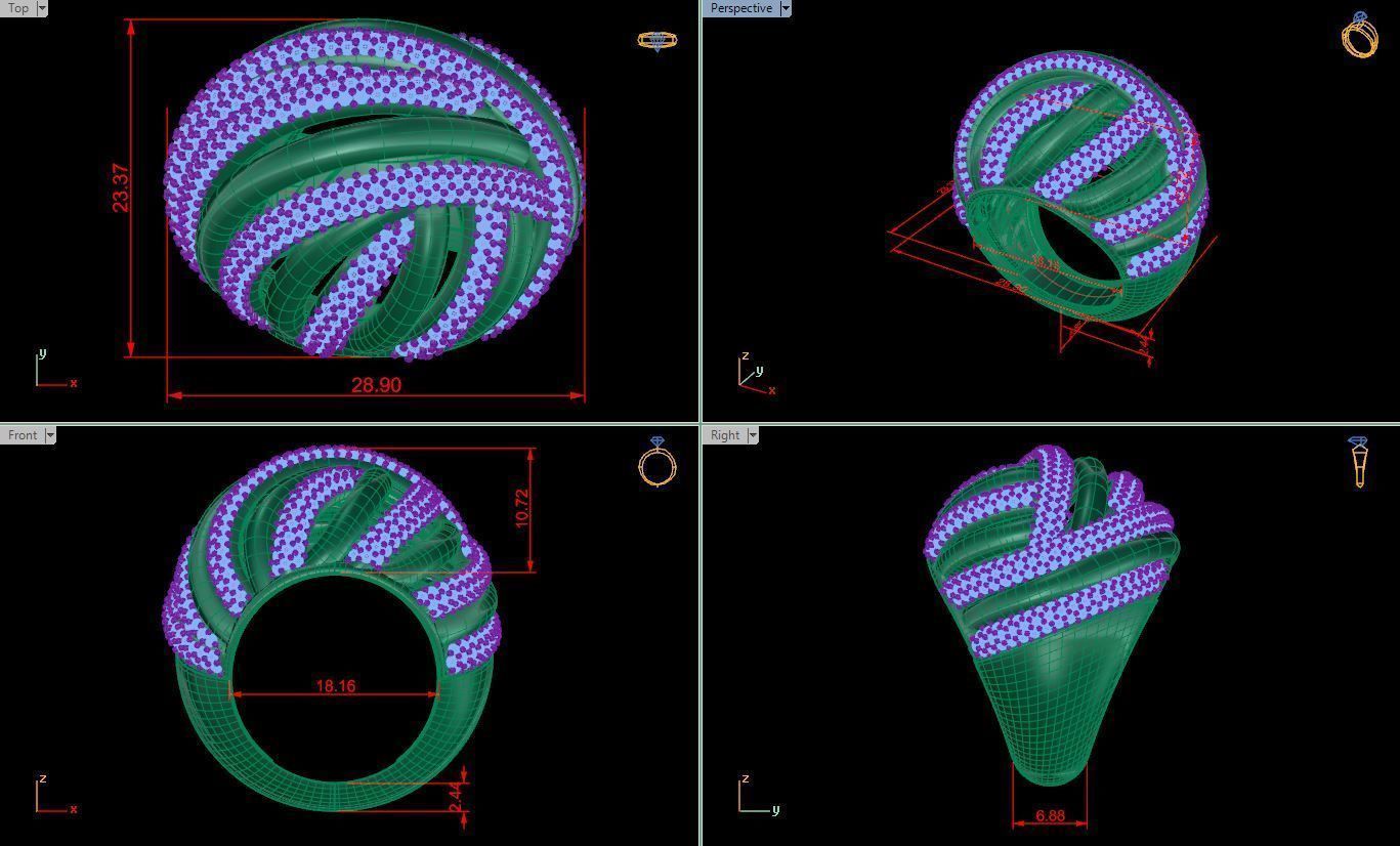 Ring Fashion 3D print model_9