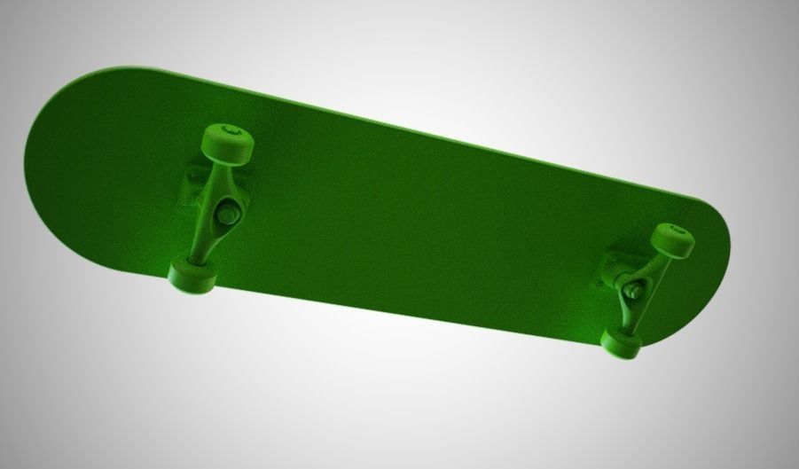 Skateboard design 3D model_13