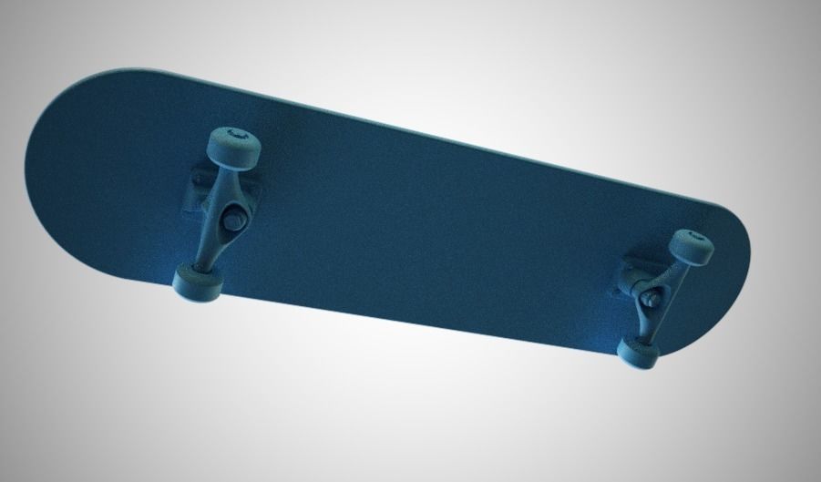 Skateboard design 3D model_14