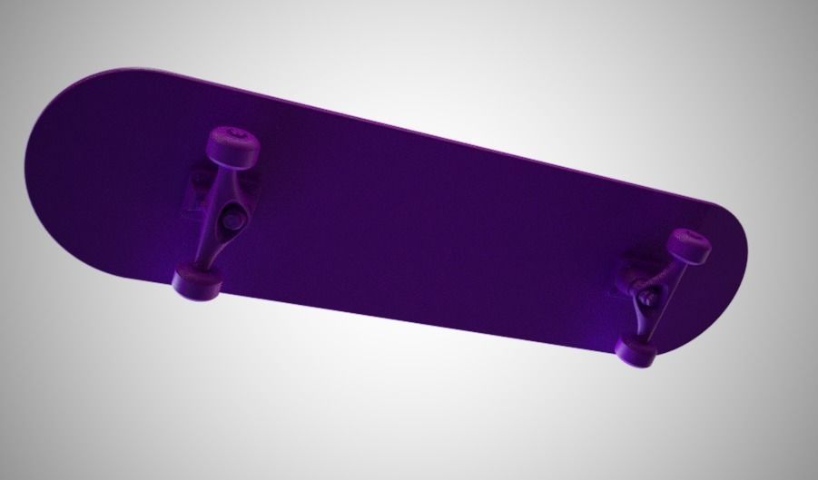 Skateboard design 3D model_15