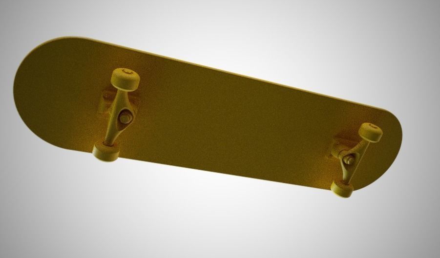 Skateboard design 3D model_12