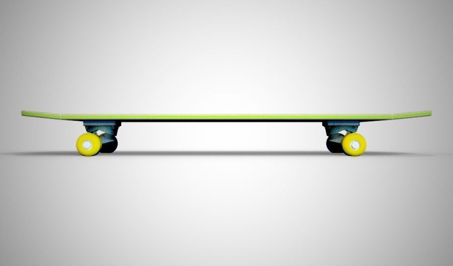 Skateboard design 3D model_3