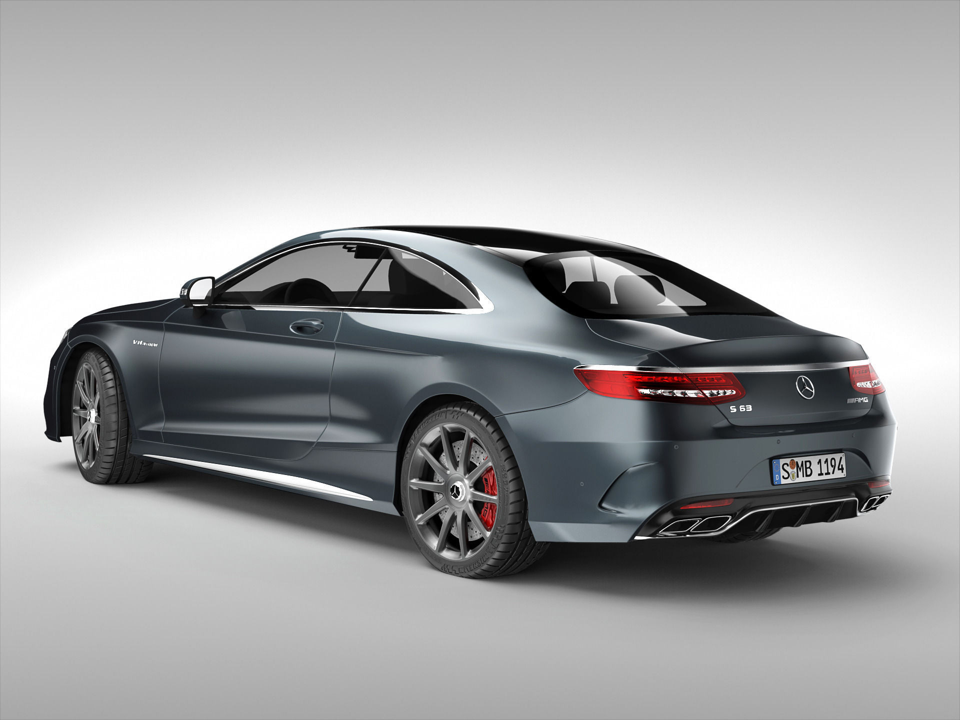 Mercedes Benz S63 AMG Coupe 2015 3D model_1