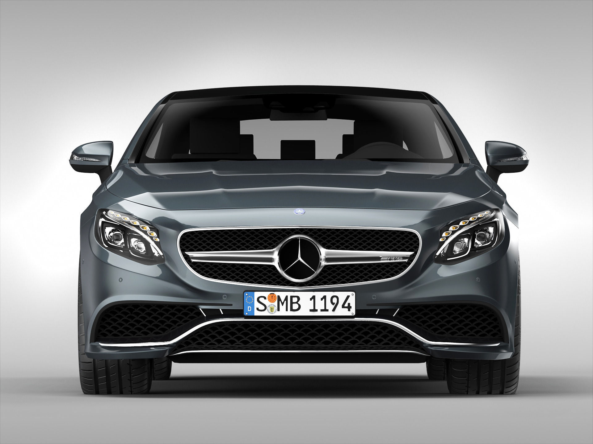 Mercedes Benz S63 AMG Coupe 2015 3D model_4