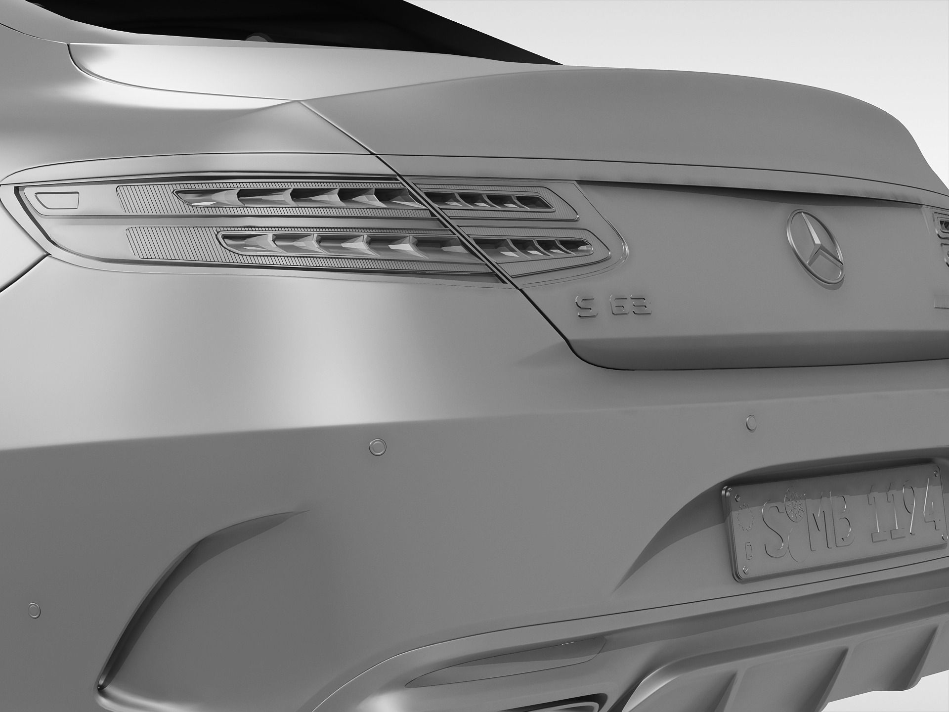 Mercedes Benz S63 AMG Coupe 2015 3D model_8