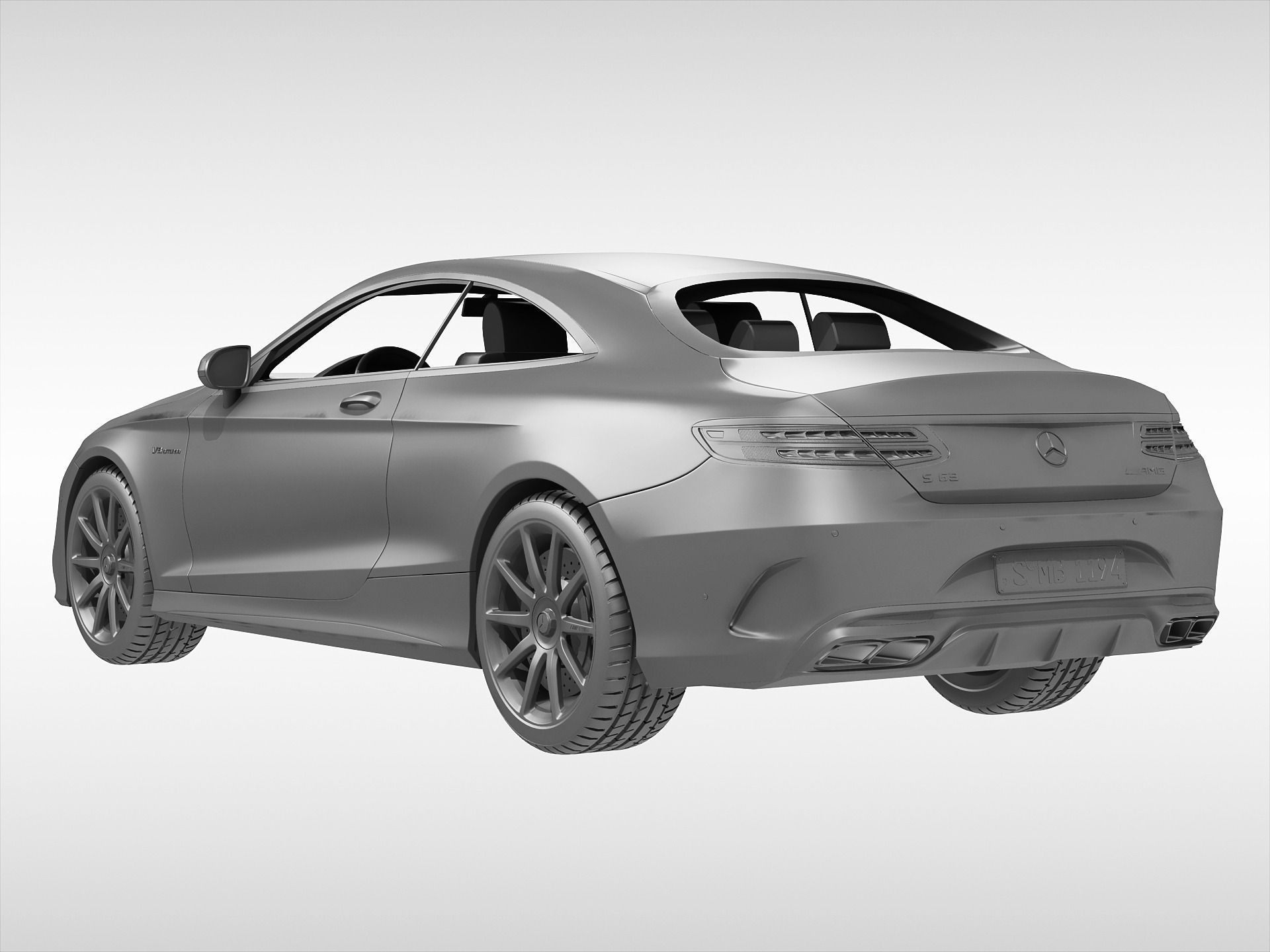 Mercedes Benz S63 AMG Coupe 2015 3D model_7