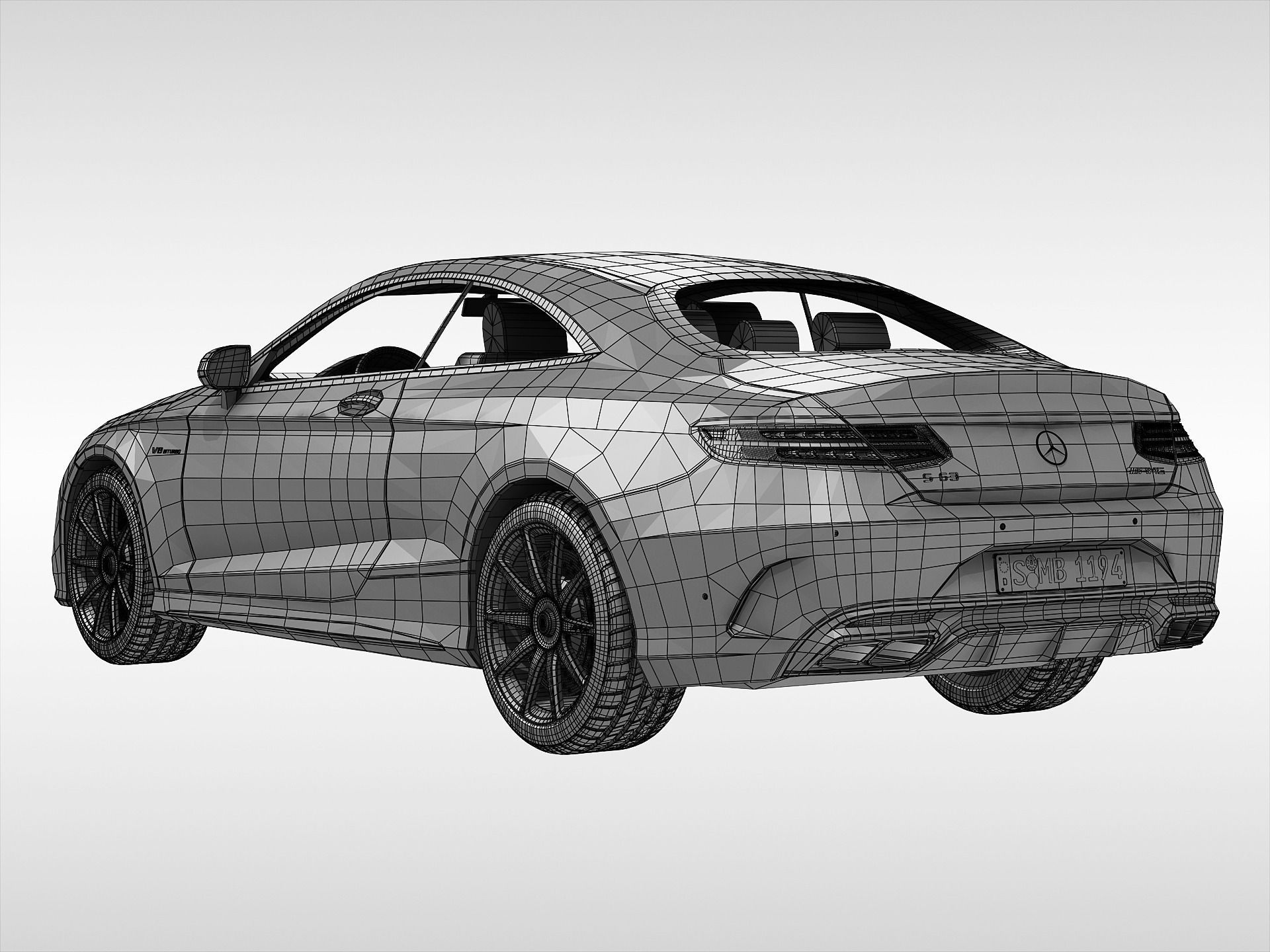Mercedes Benz S63 AMG Coupe 2015 3D model_12
