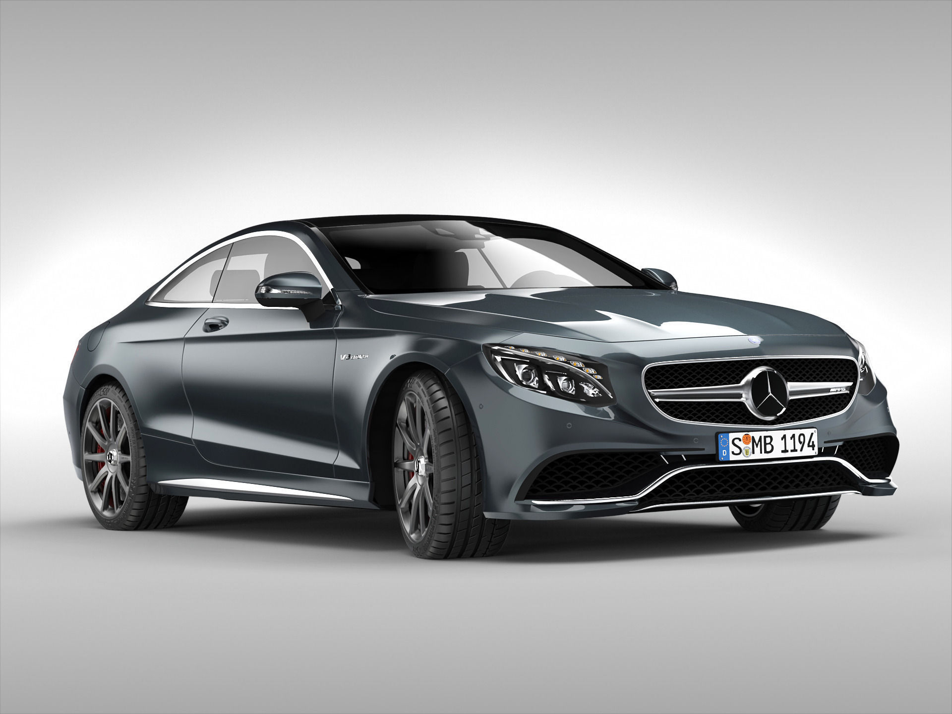 Mercedes Benz S63 AMG Coupe 2015 3D model_3