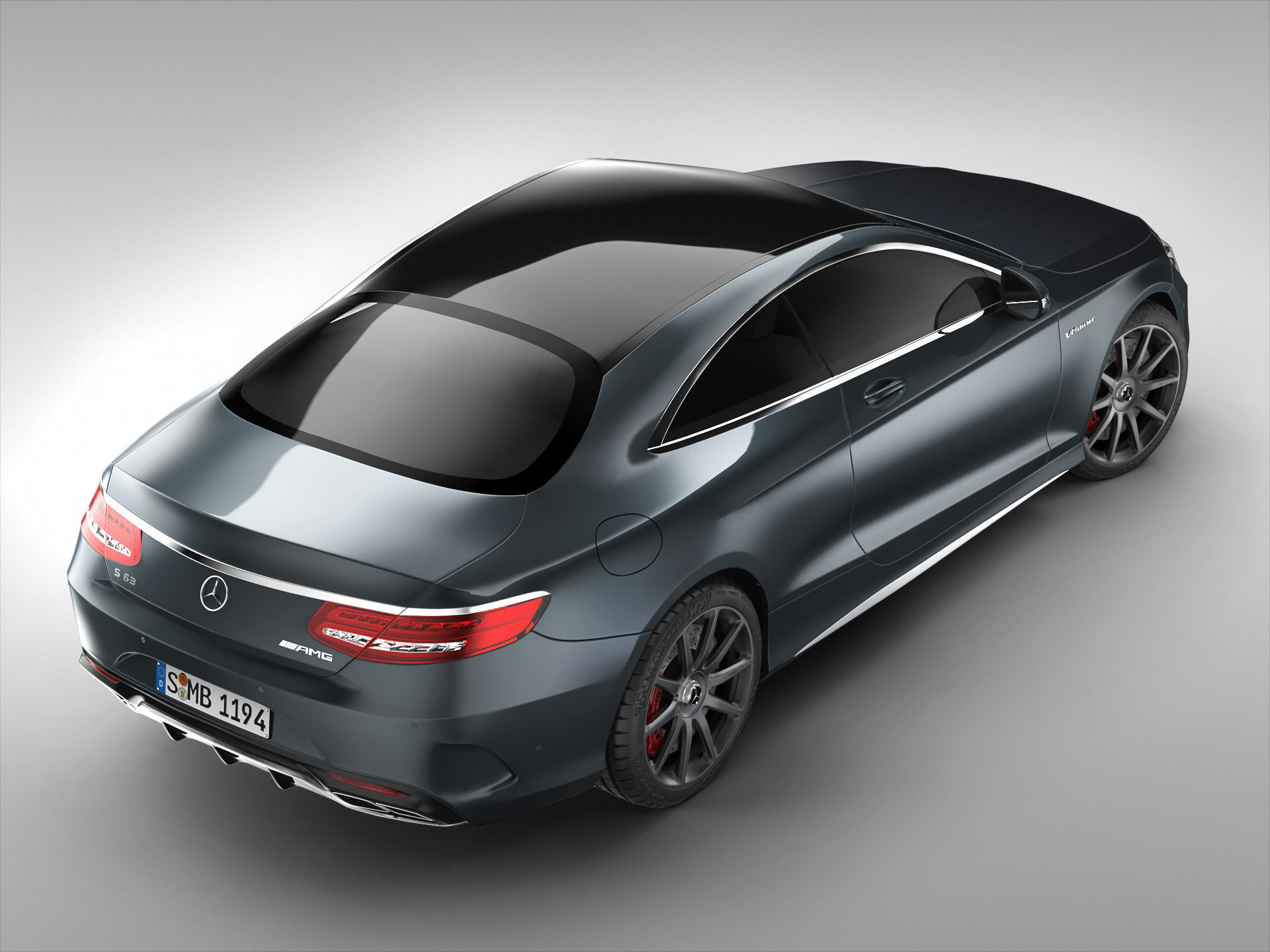 Mercedes Benz S63 AMG Coupe 2015 3D model_2