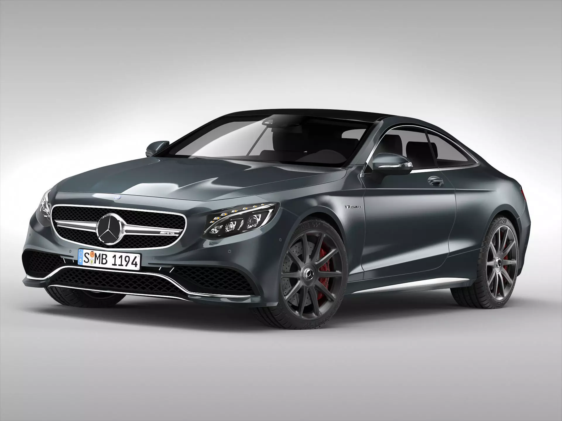 Mercedes Benz S63 AMG Coupe 2015 3D model_0