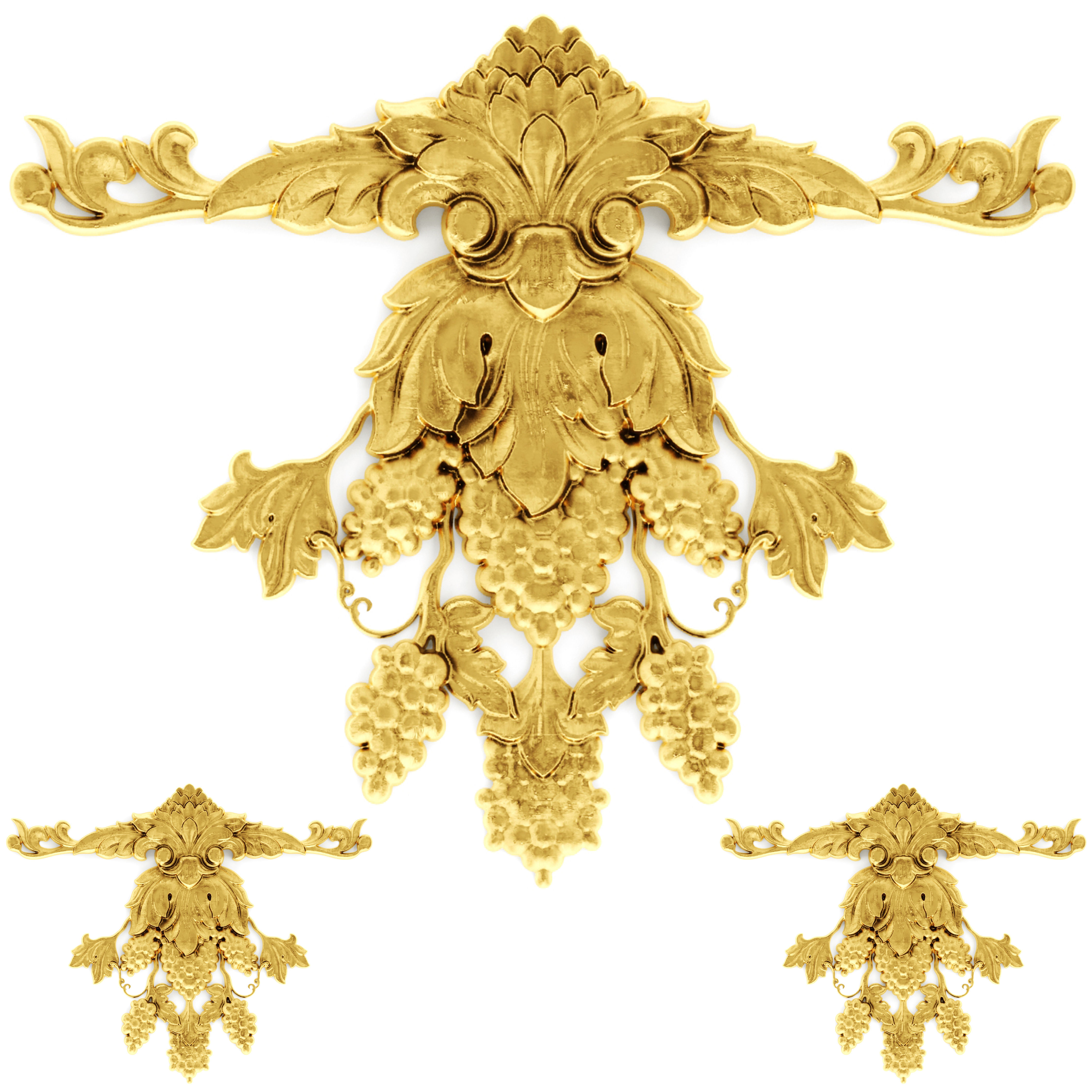 Cartouches SET 40 3D model_14