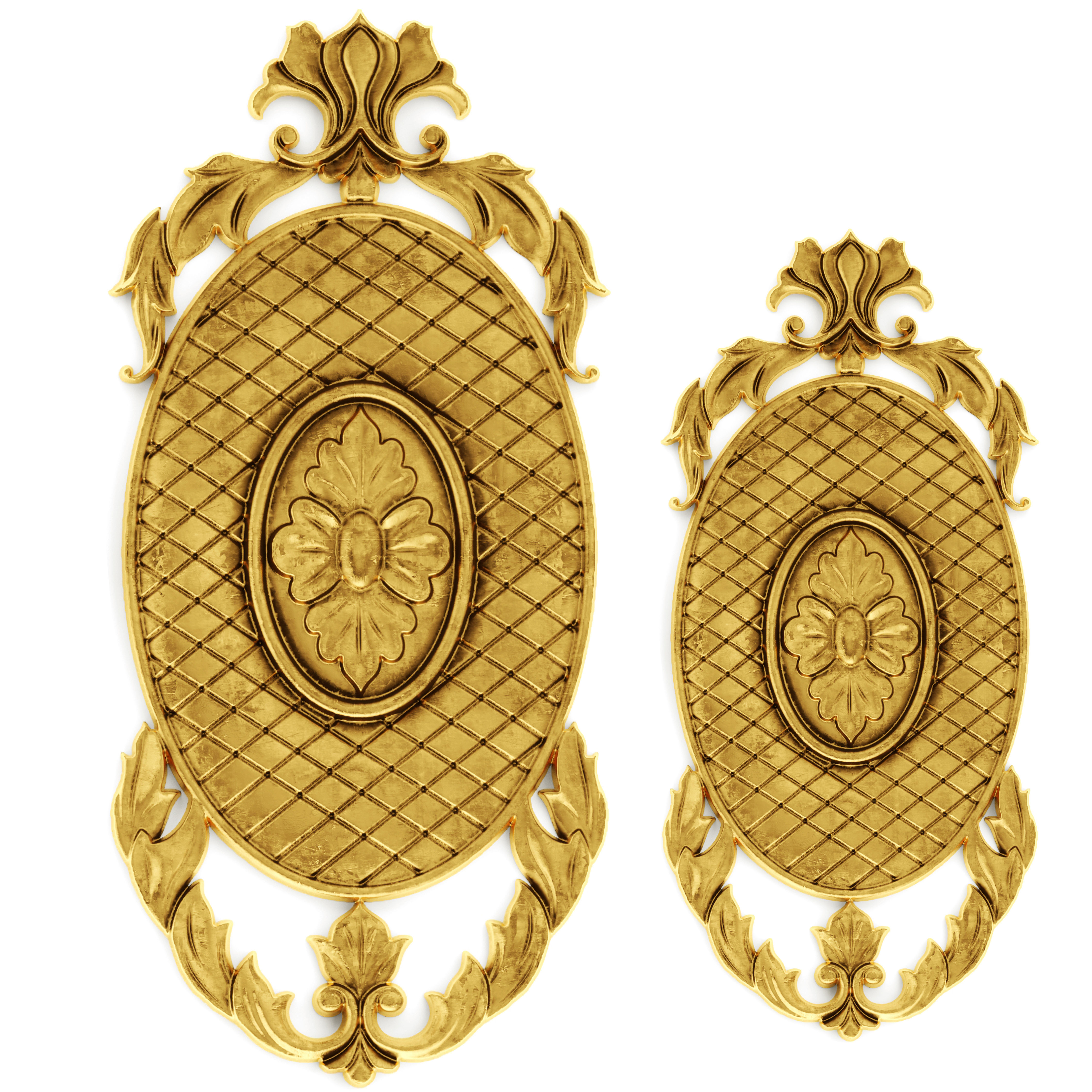 Cartouches SET 40 3D model_5