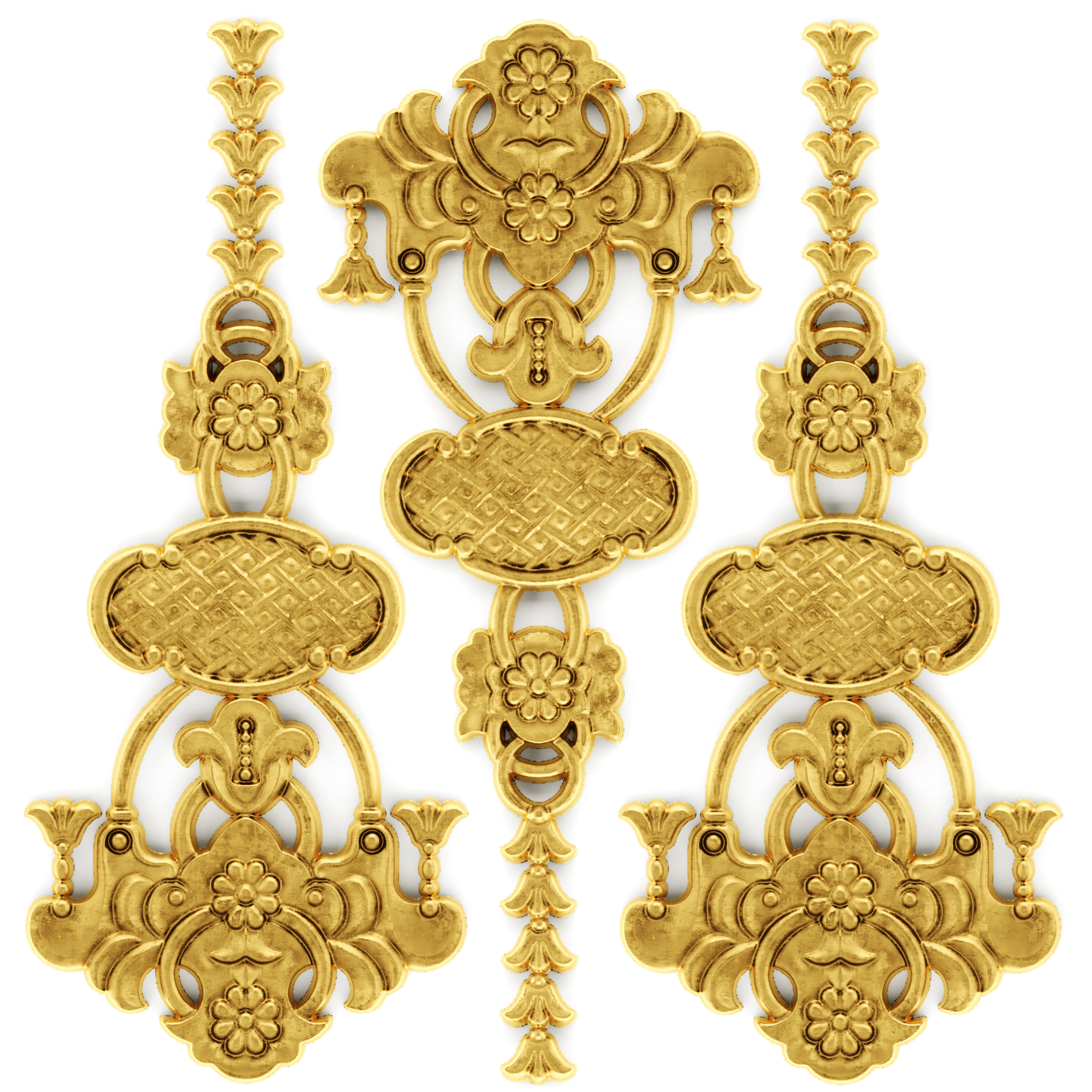 Cartouches SET 40 3D model_15