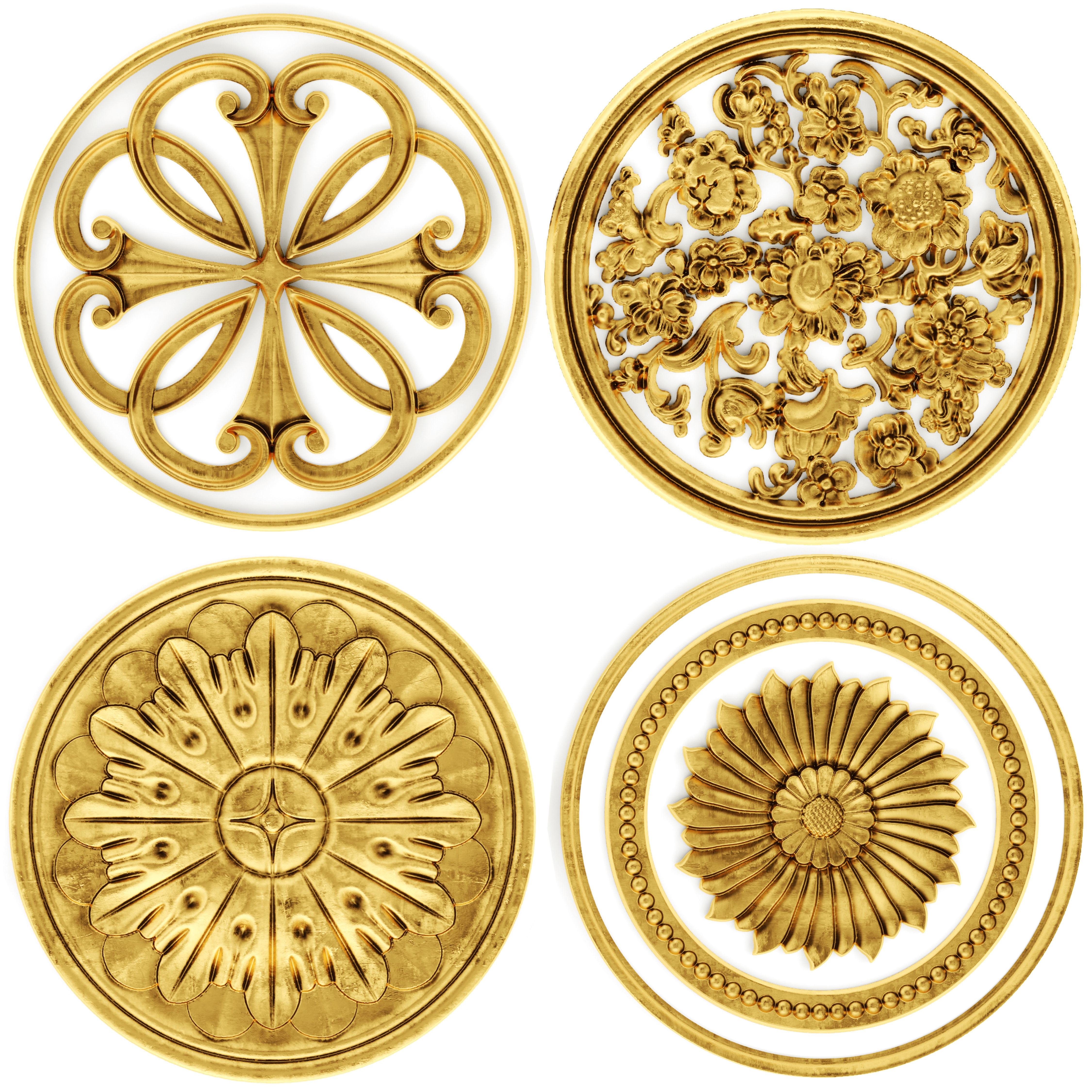 Cartouches SET 40 3D model_30