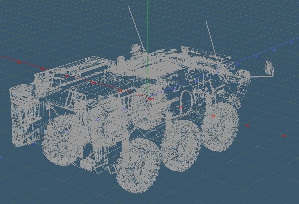 Japan Ground Self-Defense Force Chemical Protection Vehicles 3D model_10