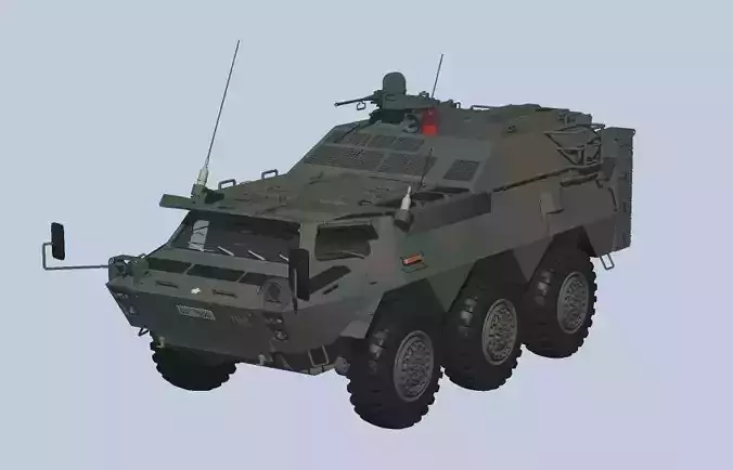 Japan Ground Self-Defense Force Chemical Protection Vehicles 3D model