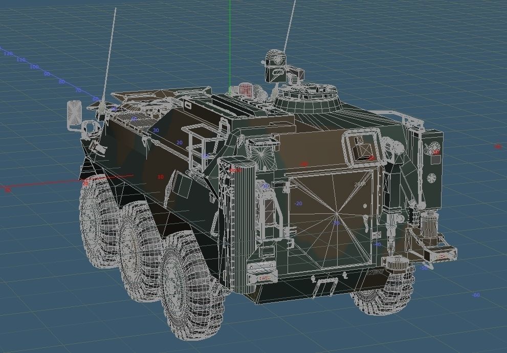 Japan Ground Self-Defense Force Chemical Protection Vehicles 3D model_8