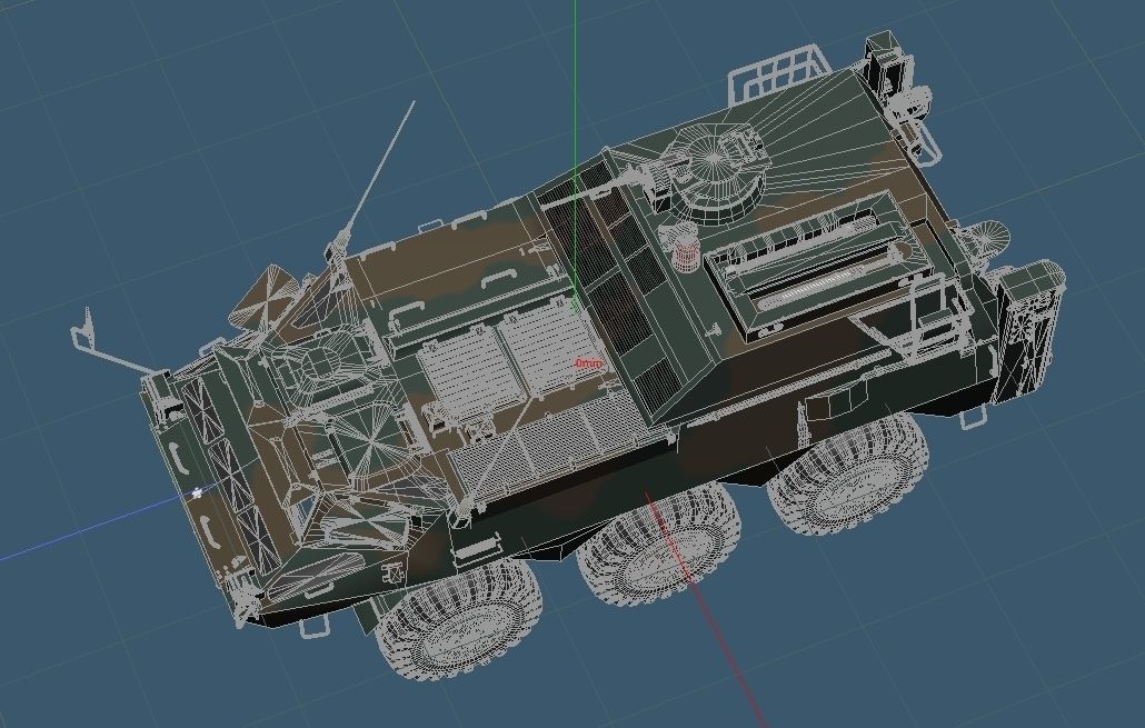 Japan Ground Self-Defense Force Chemical Protection Vehicles 3D model_7