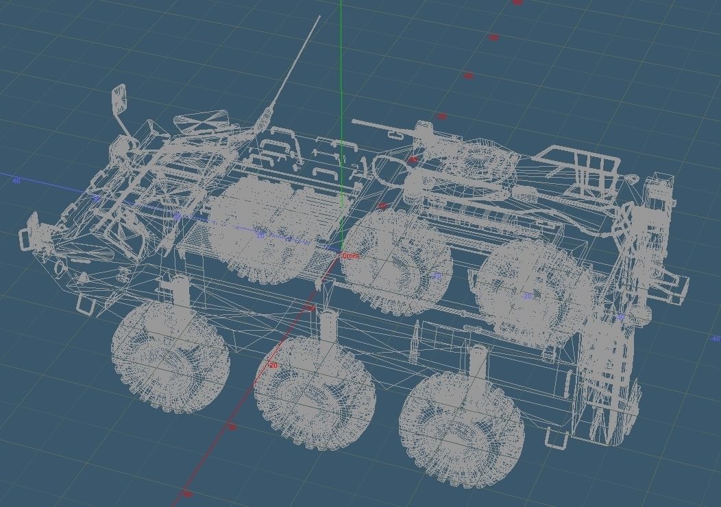 Japan Ground Self-Defense Force Chemical Protection Vehicles 3D model_11