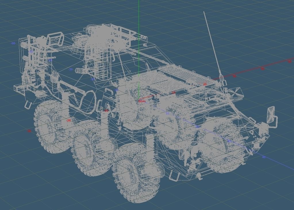 Japan Ground Self-Defense Force Chemical Protection Vehicles 3D model_9