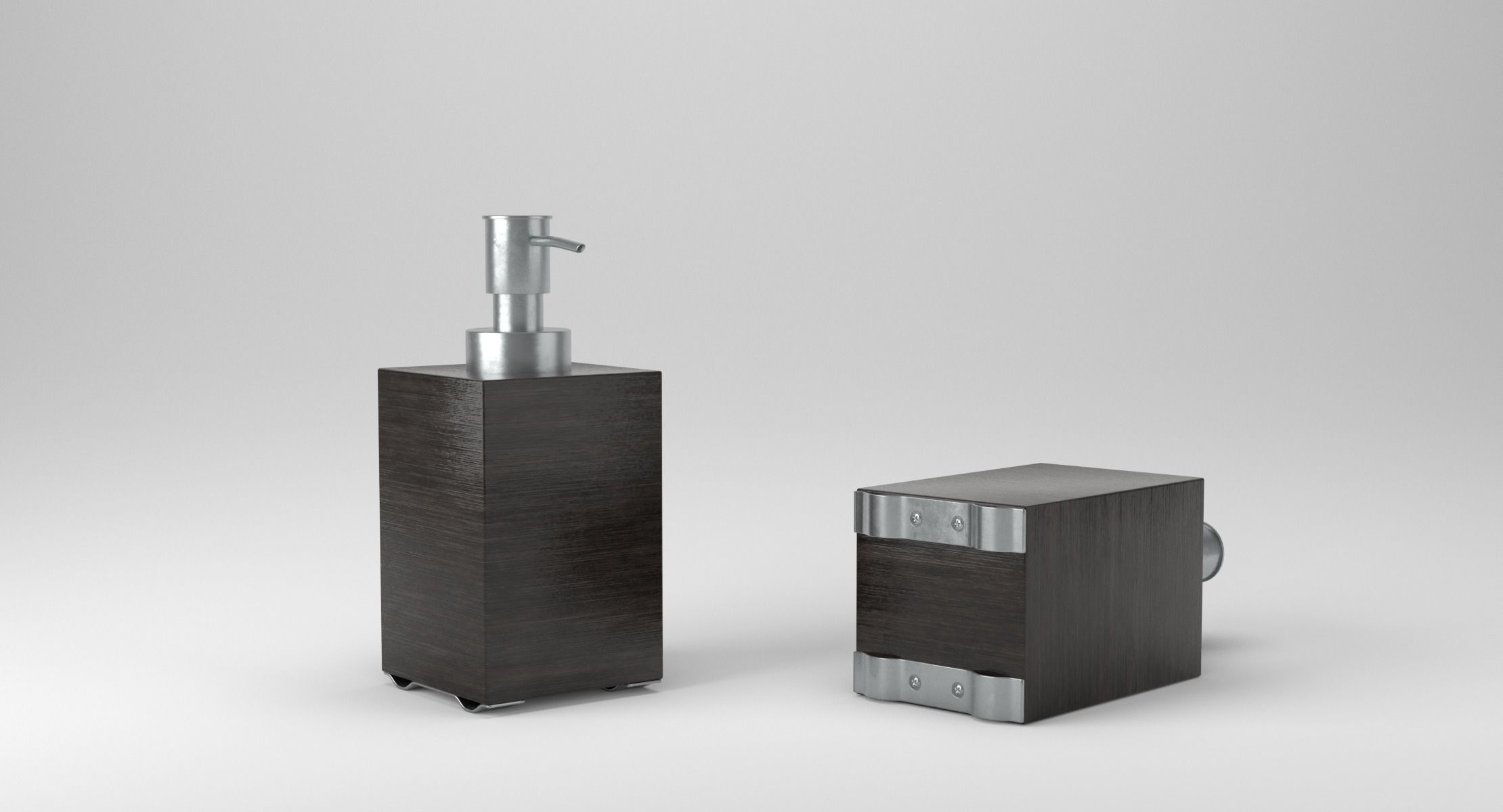 Soap Dispenser Low-poly 3D model_3