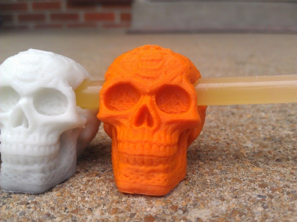 Celtic Skull Glowing Eyes Charm Free 3D print model_6