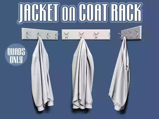 Jacket on coat rack