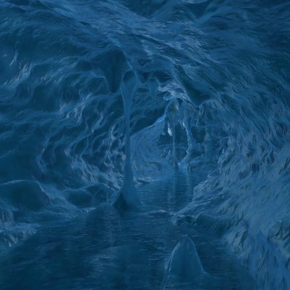 Ice Cave 3D model_1