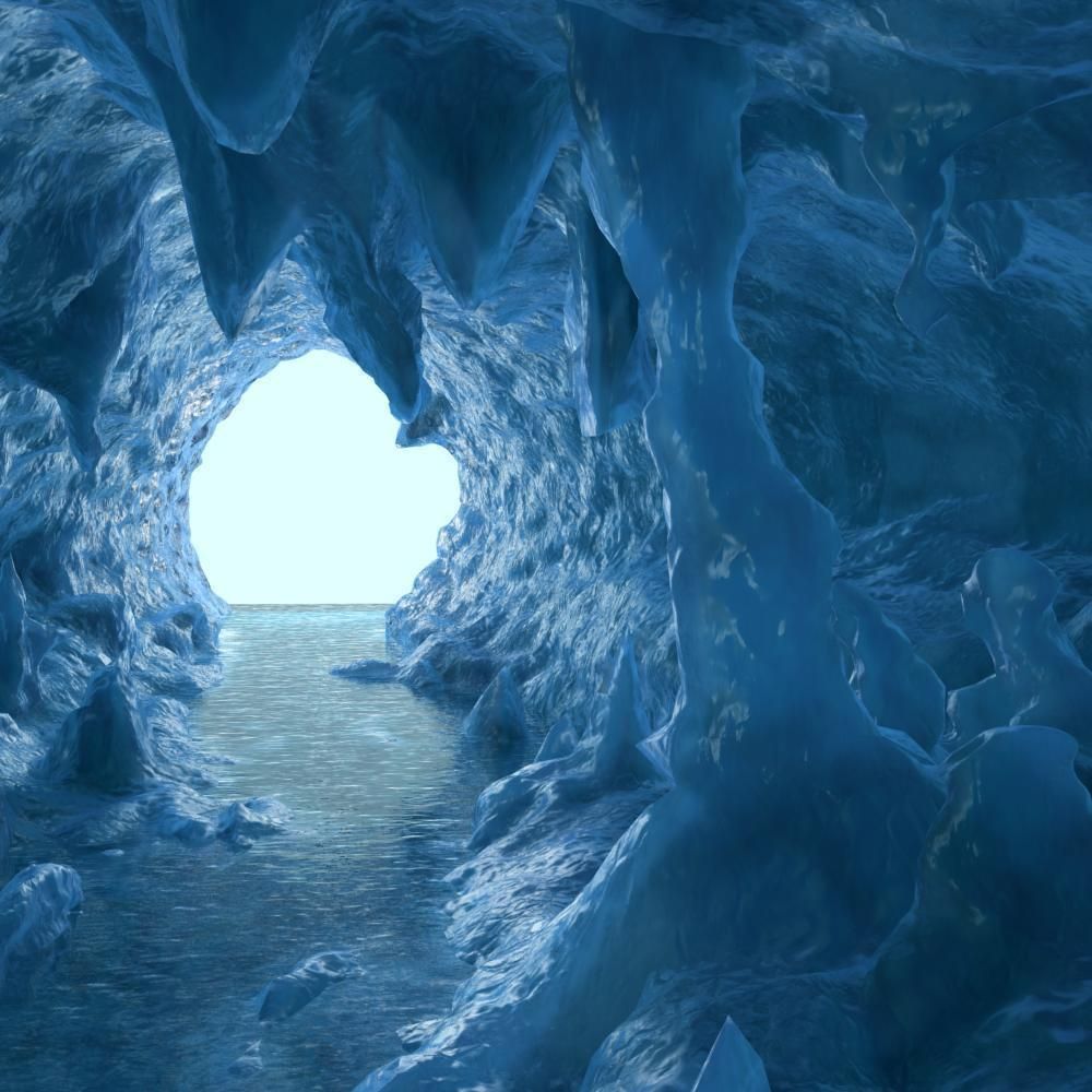 Ice Cave 3D model_4