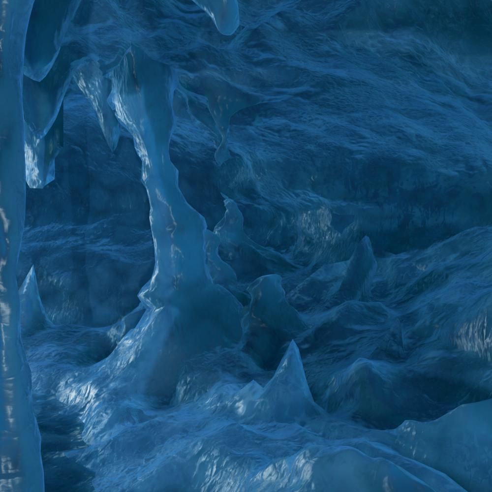 Ice Cave 3D model_5