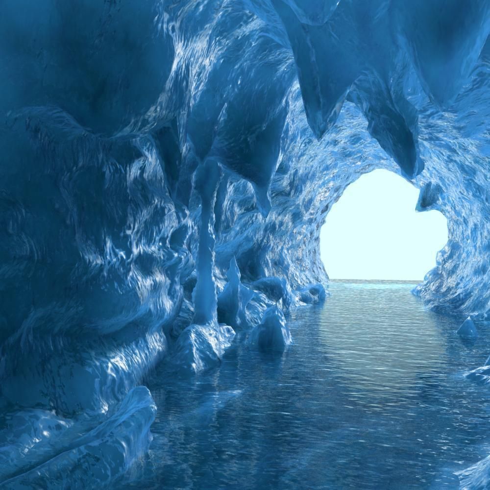 Ice Cave 3D model_3