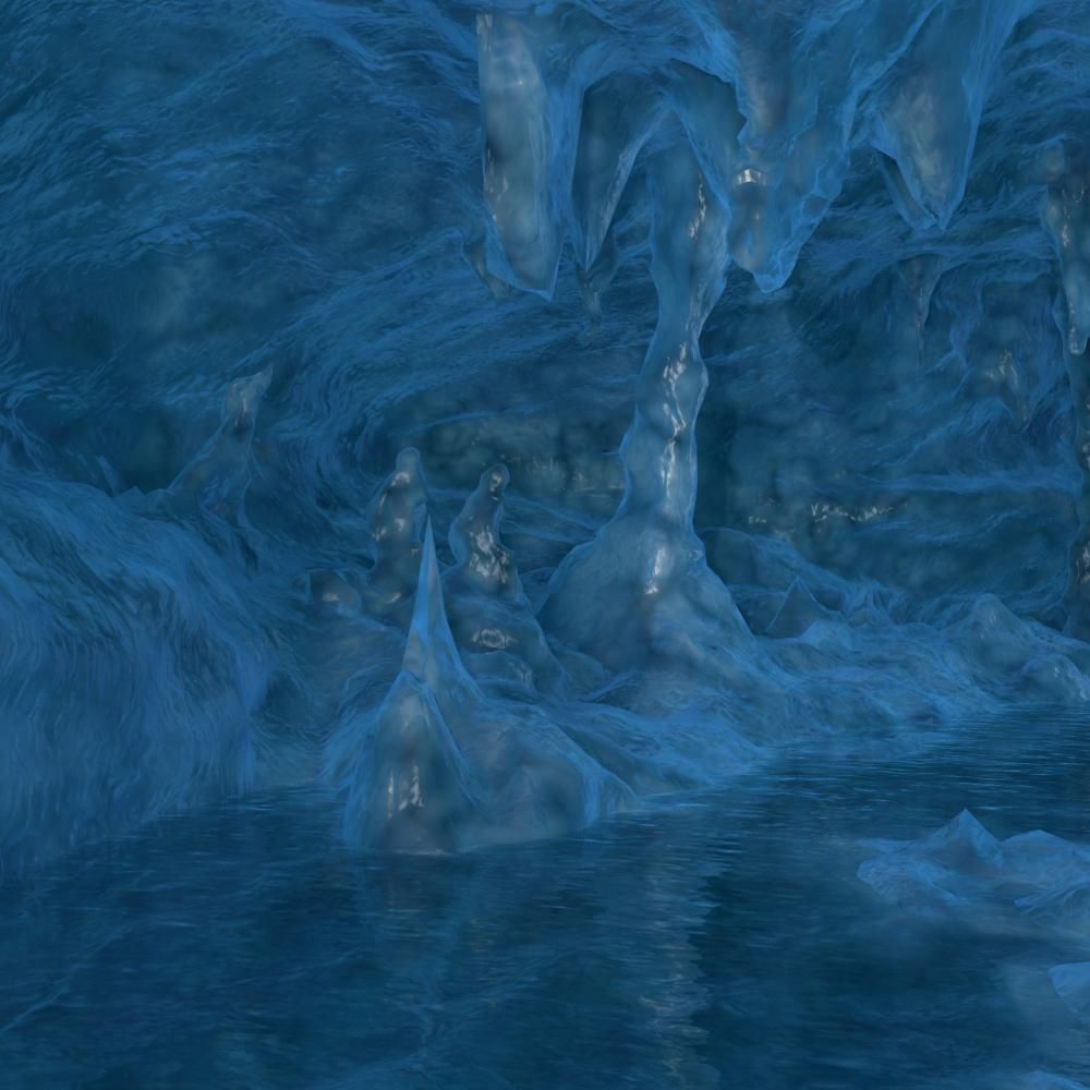 Ice Cave 3D model_10