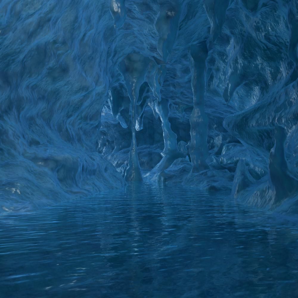 Ice Cave 3D model_7