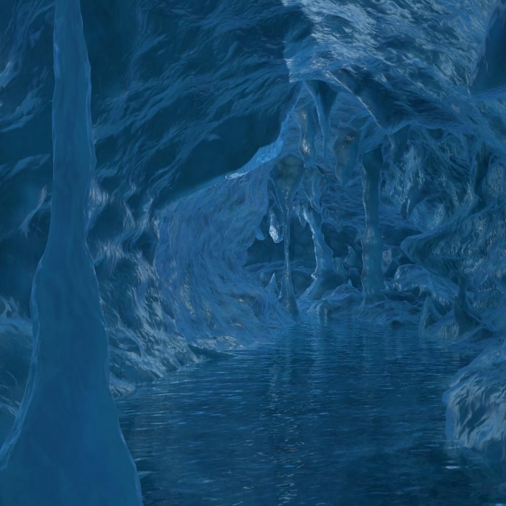 Ice Cave 3D model_9