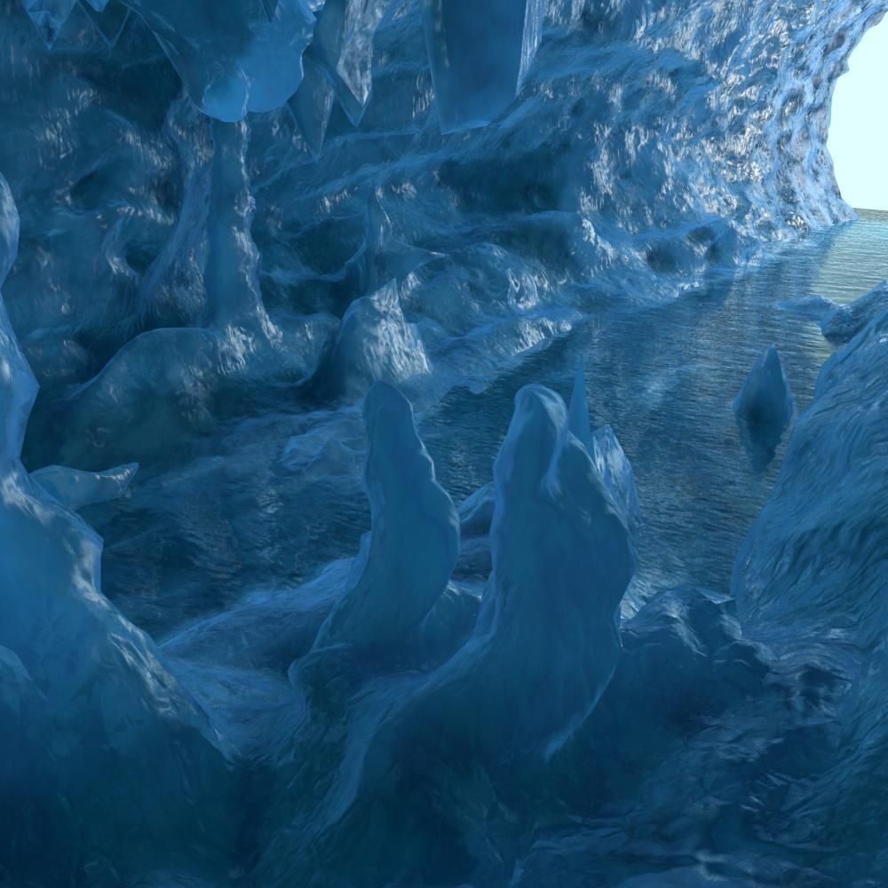 Ice Cave 3D model_8