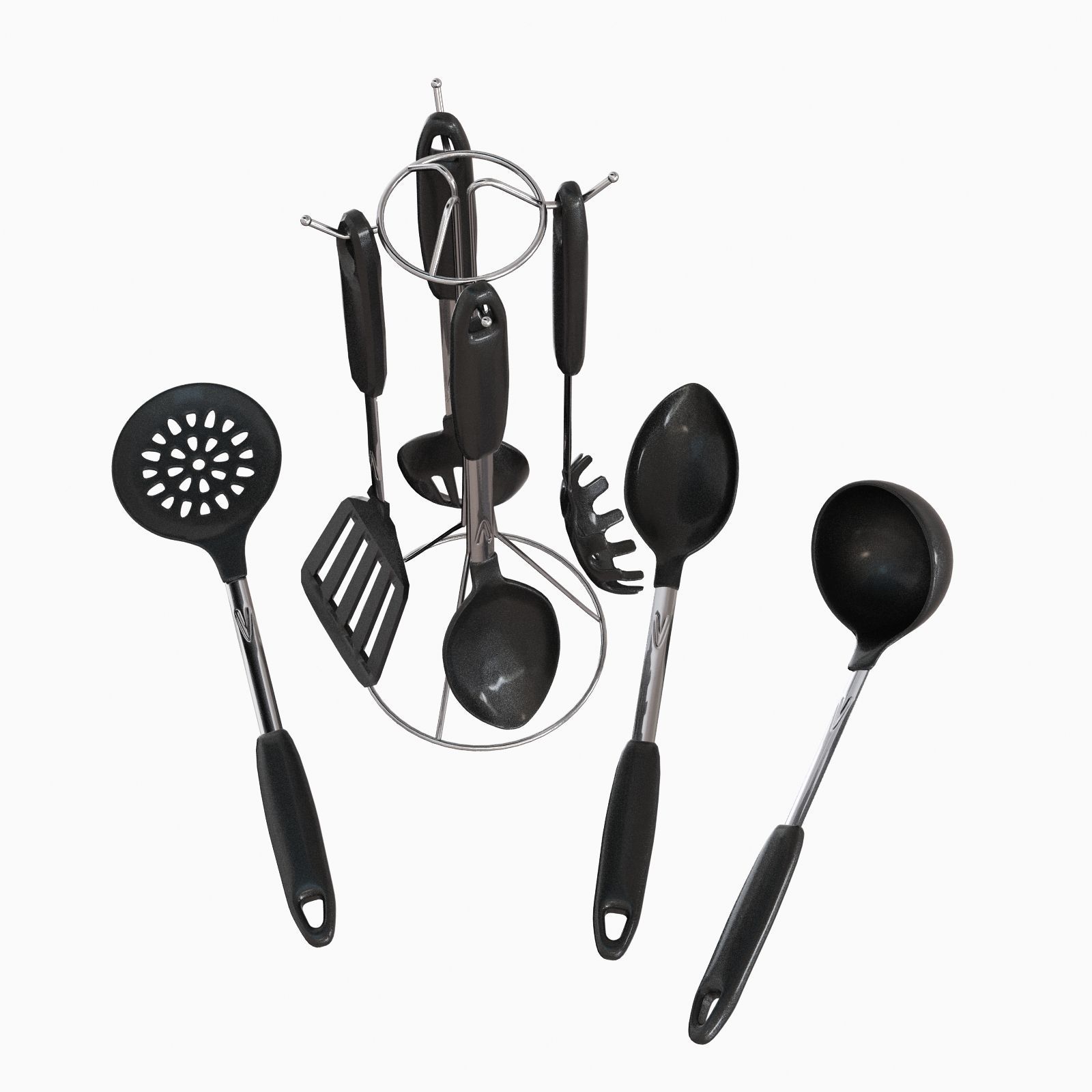 Kitchen Utensil Set 3D model_1