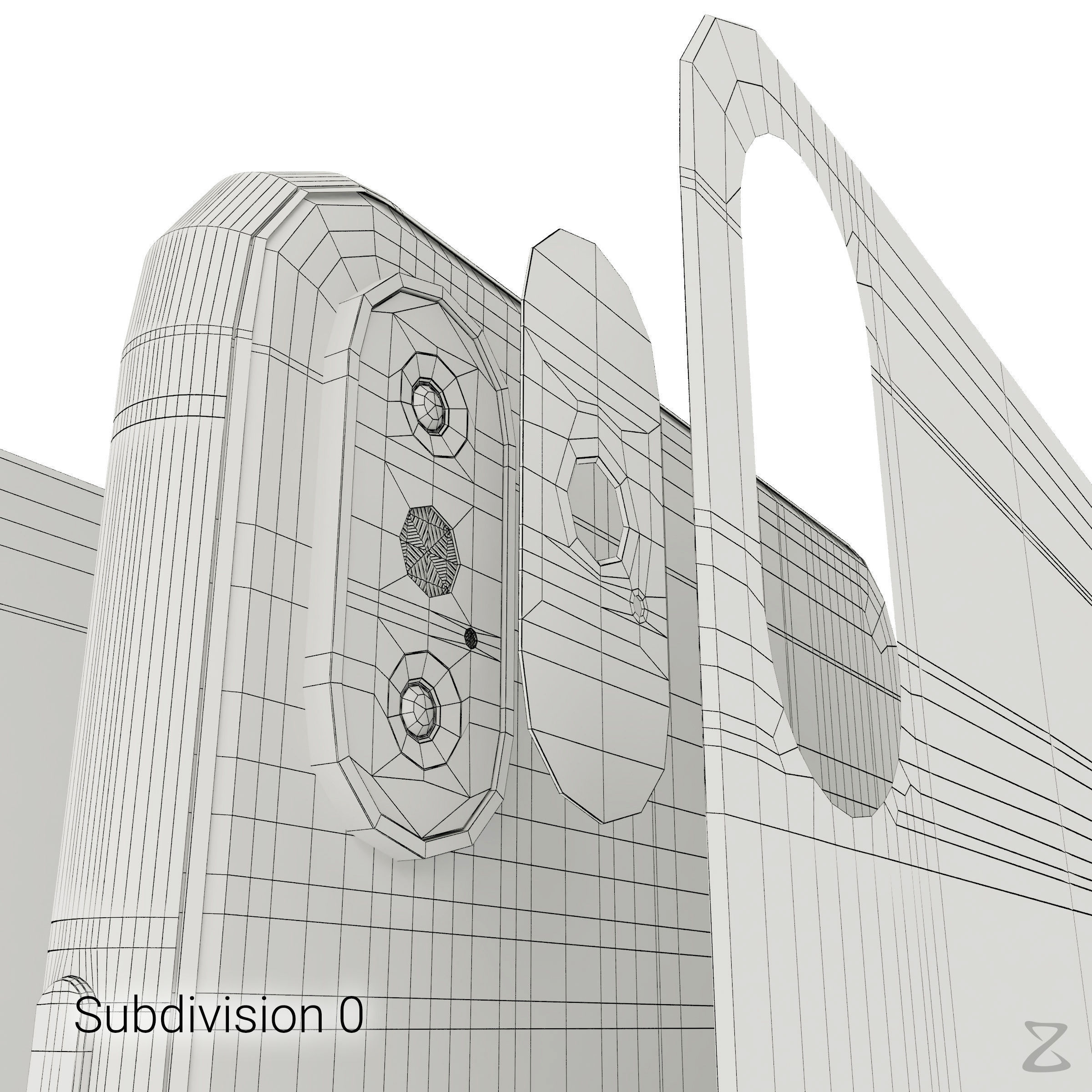 Apple iPhone X 3D model_26