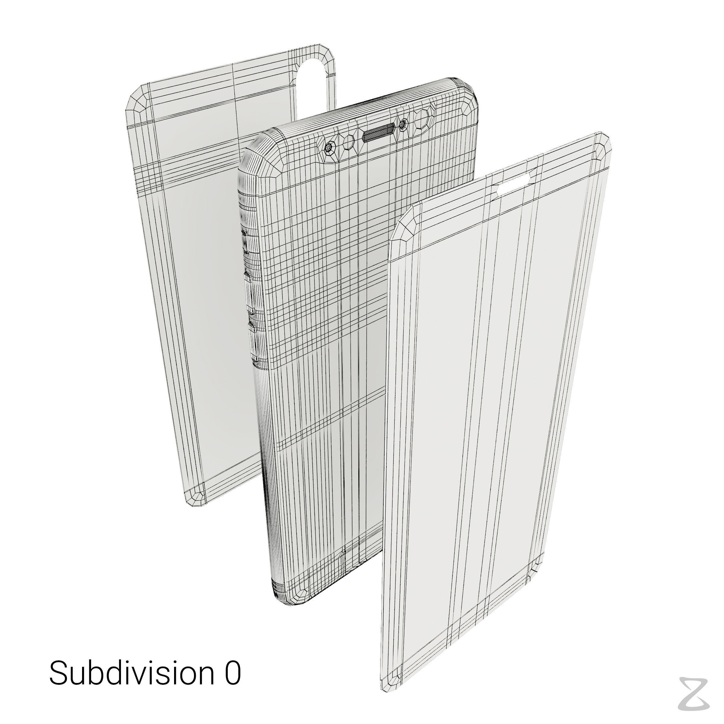 Apple iPhone X 3D model_25