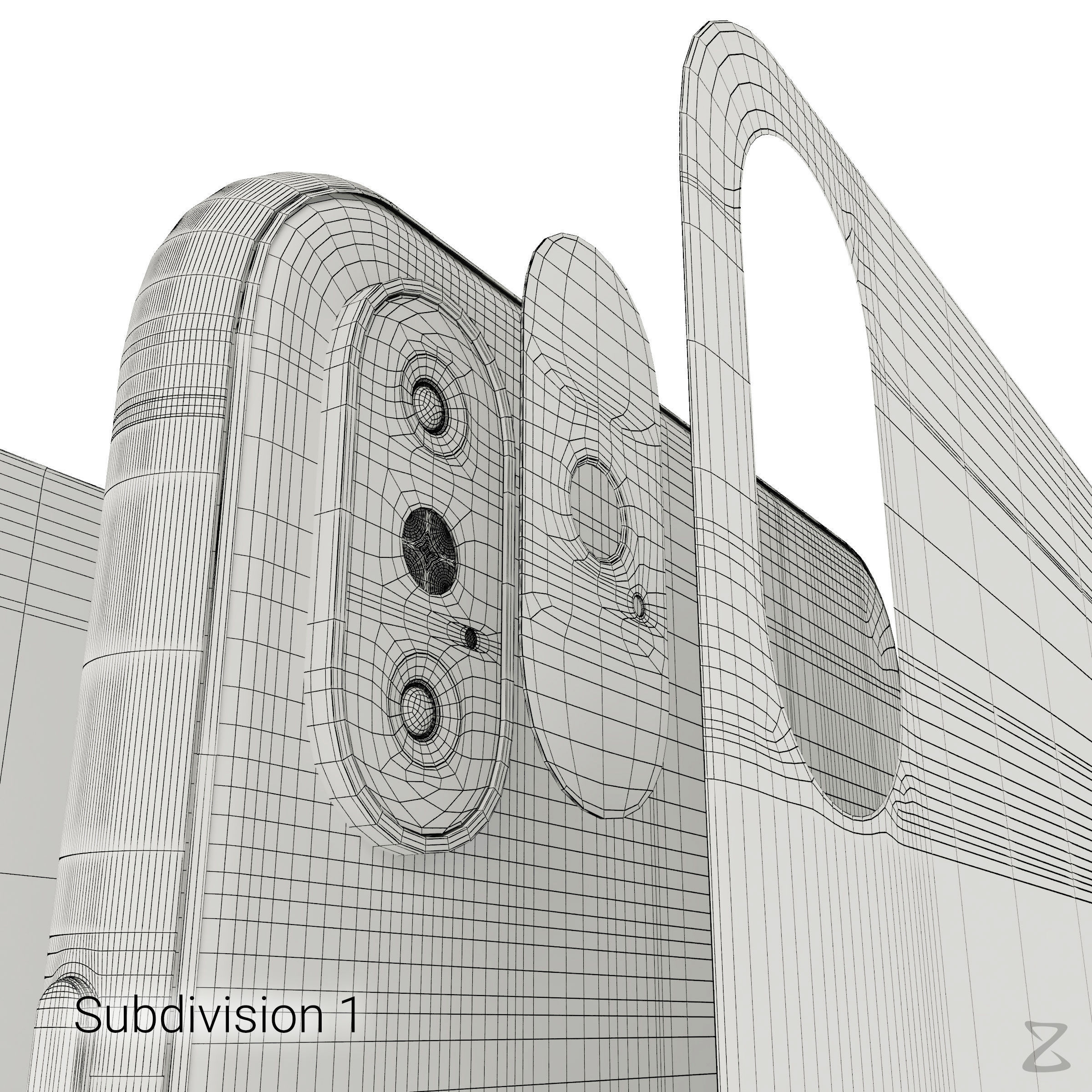 Apple iPhone X 3D model_27